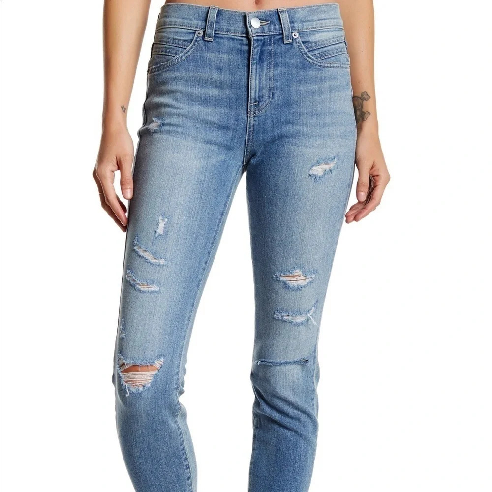 Genetic Runaway Brentwood High Rise Crop Jeans 26 - Picture 2 of 7